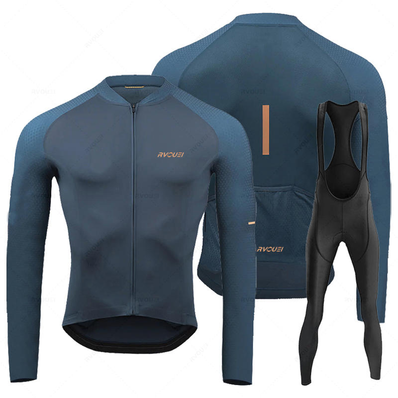 Cycling Bib Shorts - Rvouei дышащий комплект из трикотажа для