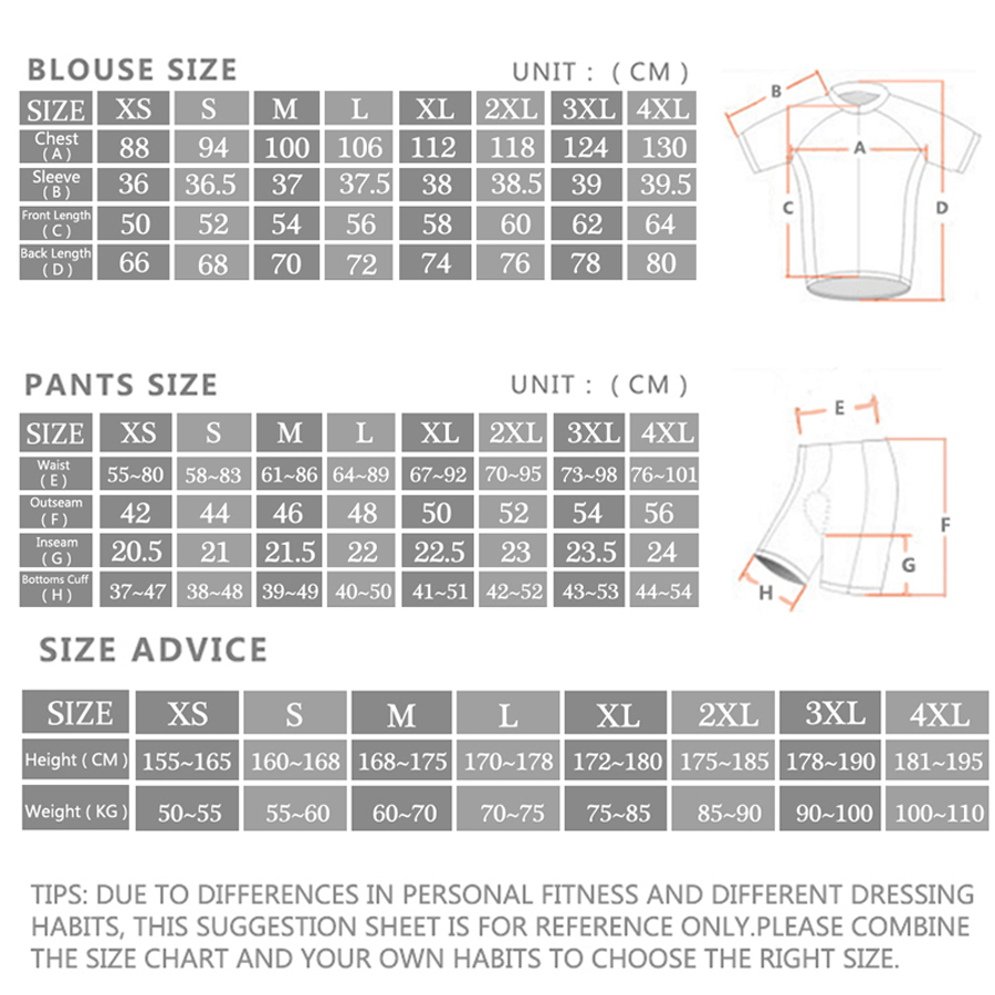 Комплект одежды из трикотажа д – обзор и цена Cycling Bib Shorts